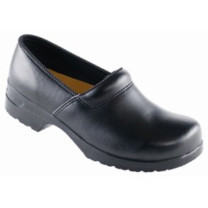 Bred fodformet Flex trsko med hlkappe - Grs/Gylle resistent